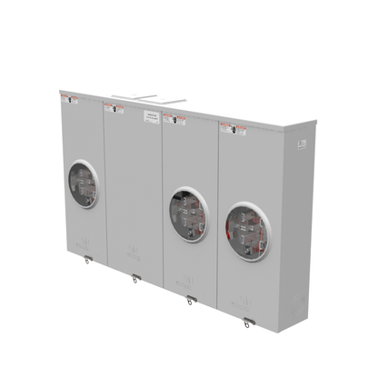 5 Terminal Ringless 2 Large Closing Plates Lever Bypass 3 Position Long Island Lighting Company