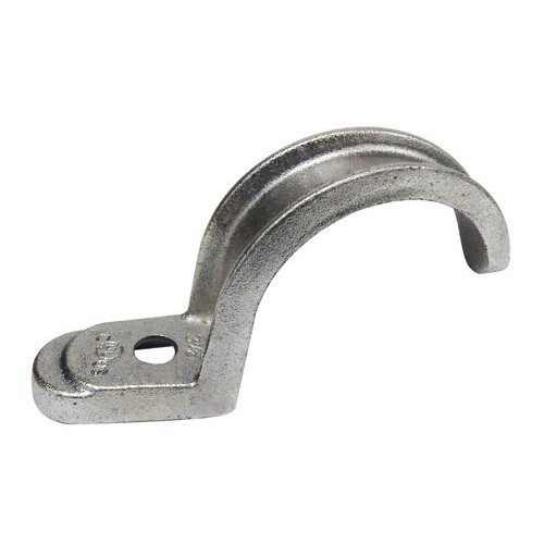 1 Hole Rigid Pipe Straps - Malleable Iron 2"