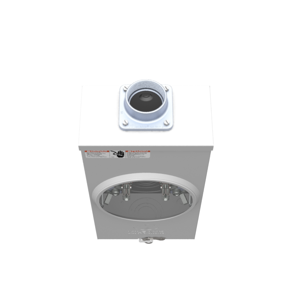 4 Terminal Ringless 2 In Hub Triplex Ground Horn Bypass 7-8 In Barrel Lock Ground With Bracket Provision