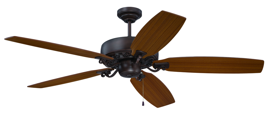 64" Patterson in Aged Bronze Highlight w/ Walnut/Teak Blades
