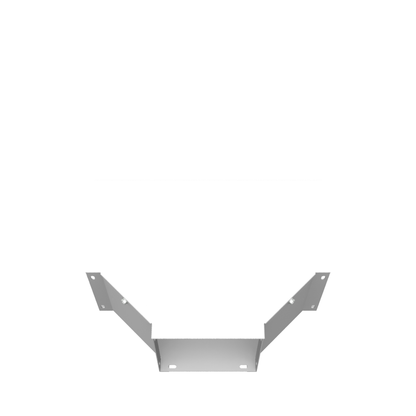 10.131x6x14.25 Wireway Tee For Hinged Wireways ANSI 61 Gray Steel