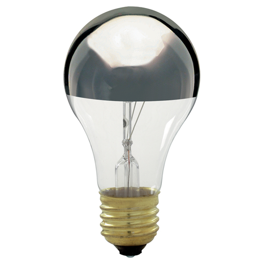 60 Watt A19 Incandescent; Silver Crown; 1500 Average rated hours; 580 Lumens; Medium base; 130 Volt