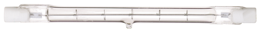200 Watt; Halogen; T3; Clear; 1500 Average rated hours; 3400 Lumens; Double Ended base; 118mm; 120 Volt