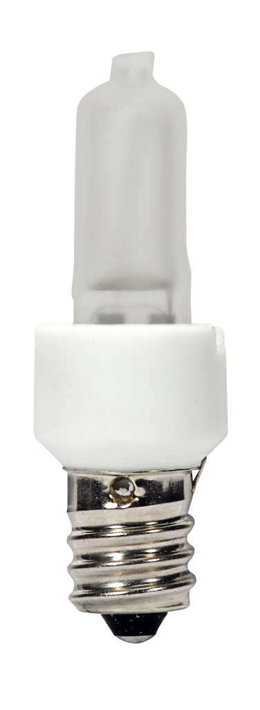 60 Watt; Halogen / Excel; T3; Frosted; 3000 Average rated hours; 950 Lumens; Candelabra base; 120 Volt
