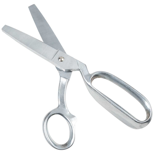Bent Trimmer w/Ring, Extra Blunt, Serrated 10-Inch