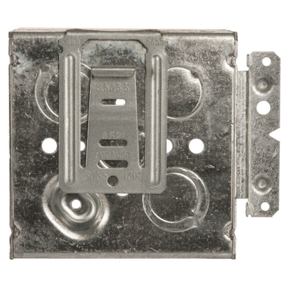 4 in. Square Box, Welded, 2-1/8 in. Deep, Ten 1/2 in. KO's and Six TKO's, Raised Ground, UBS, HM Bracket