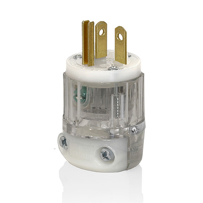 20 Amp, 125 Volt, Straight Blade Plug, Hospital Grade