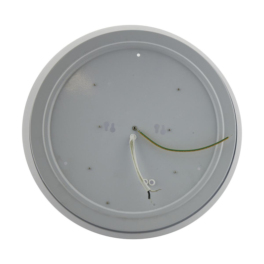 14 inch, Acrylic Round, Flush Mounted, LED Light Fixture, CCT Selectable, White Finish, 120V