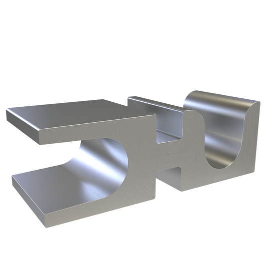 Aluminum Stacking Adapter, Conductor Range 1/0-750, Tin Plated, UL