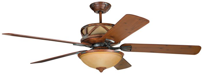 60" Ceiling Fan with Blades and Light Kit - DL60DMI5CRW