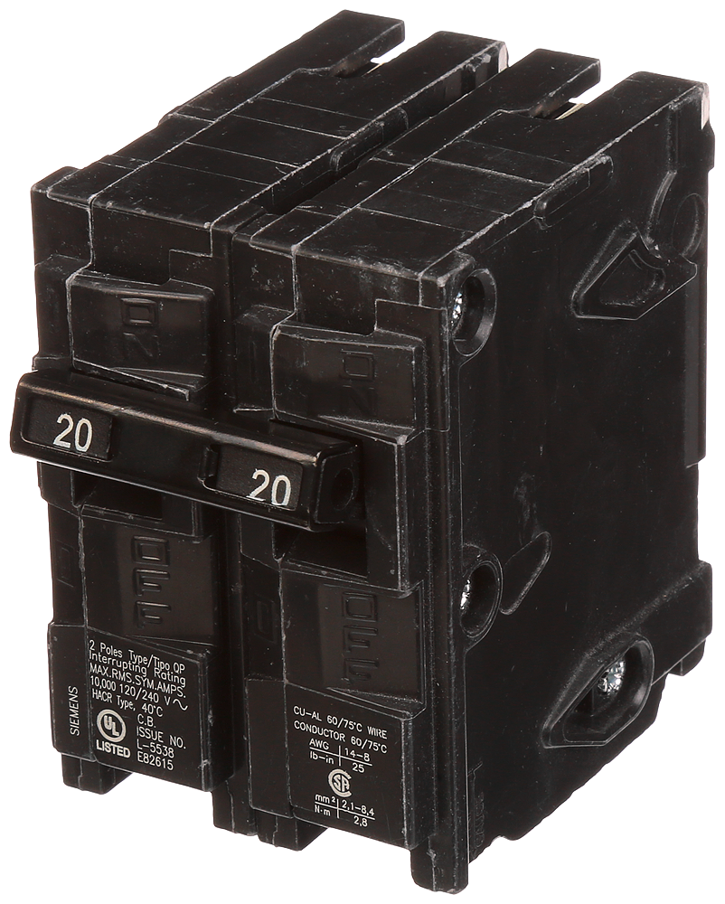 BREAKER 20A 2P 120/240V 10K QP