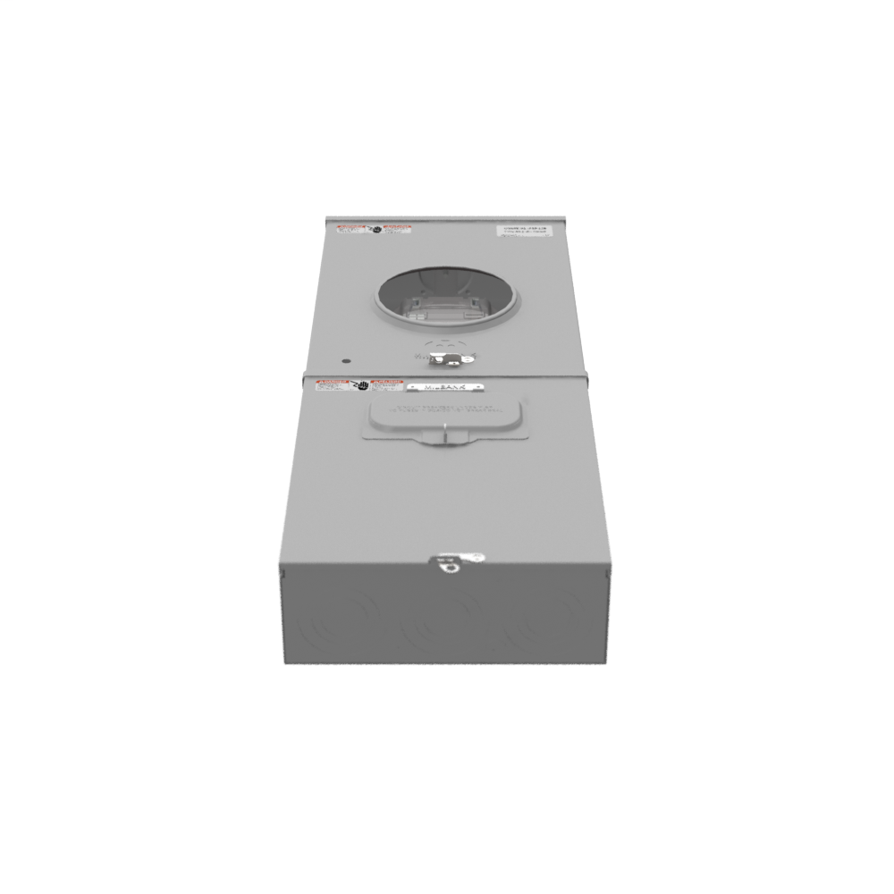 5 Terminal Ringless Small Closing Plate Lever Bypass 1-150 Ampere Main Breaker Long Island Lighting Company