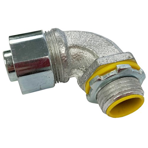 2" Malleable Liquid Tight Connectors - 90¬∞ - Insulated Throat