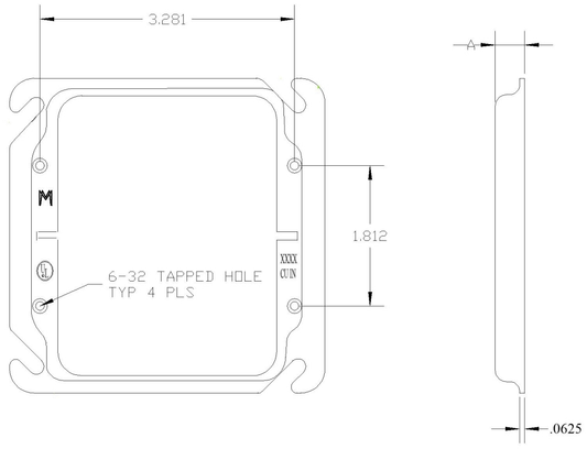 11241, Square Box Cover