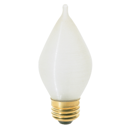 60 Watt C15 Incandescent; Spun White; 4000 Average rated hours; 606 Lumens; Medium base; 120 Volt