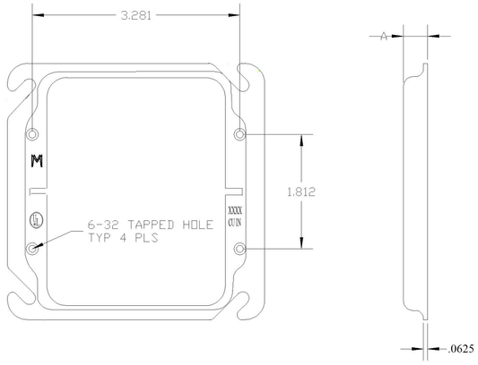 11240, Square Box Cover