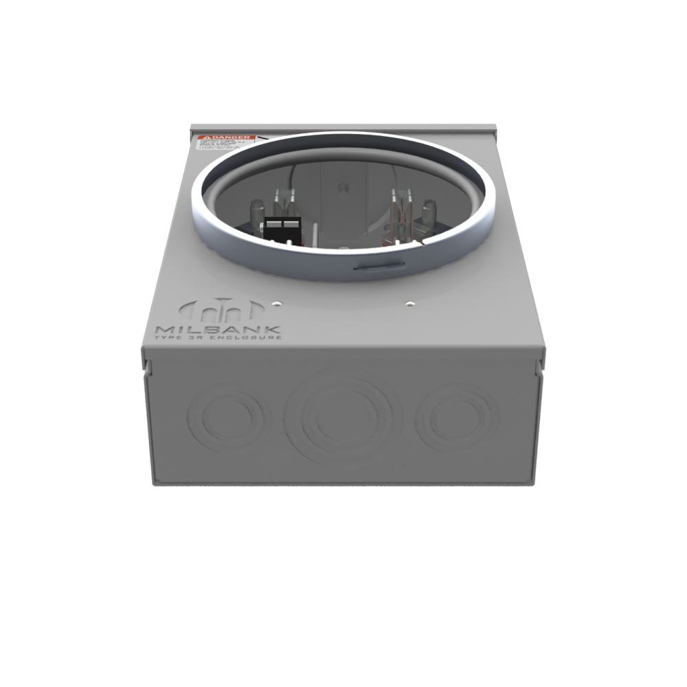 5 Terminal Ring Type Small Closing Plate Triplex Ground 5th Terminal Wire Installed 125 Ampere