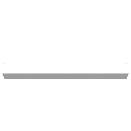 6x72x6 Screw Cover Wireway Type 1 UL Listed Steel No Knockouts ANSI 61 Gray