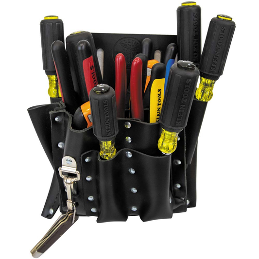 10 Pocket Tool Pouch Knife Snap