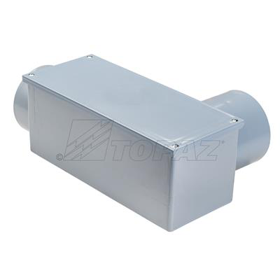 3-1/2" Schedule 40 PVC LR Type Conduit Bodies with Junction Boxes
