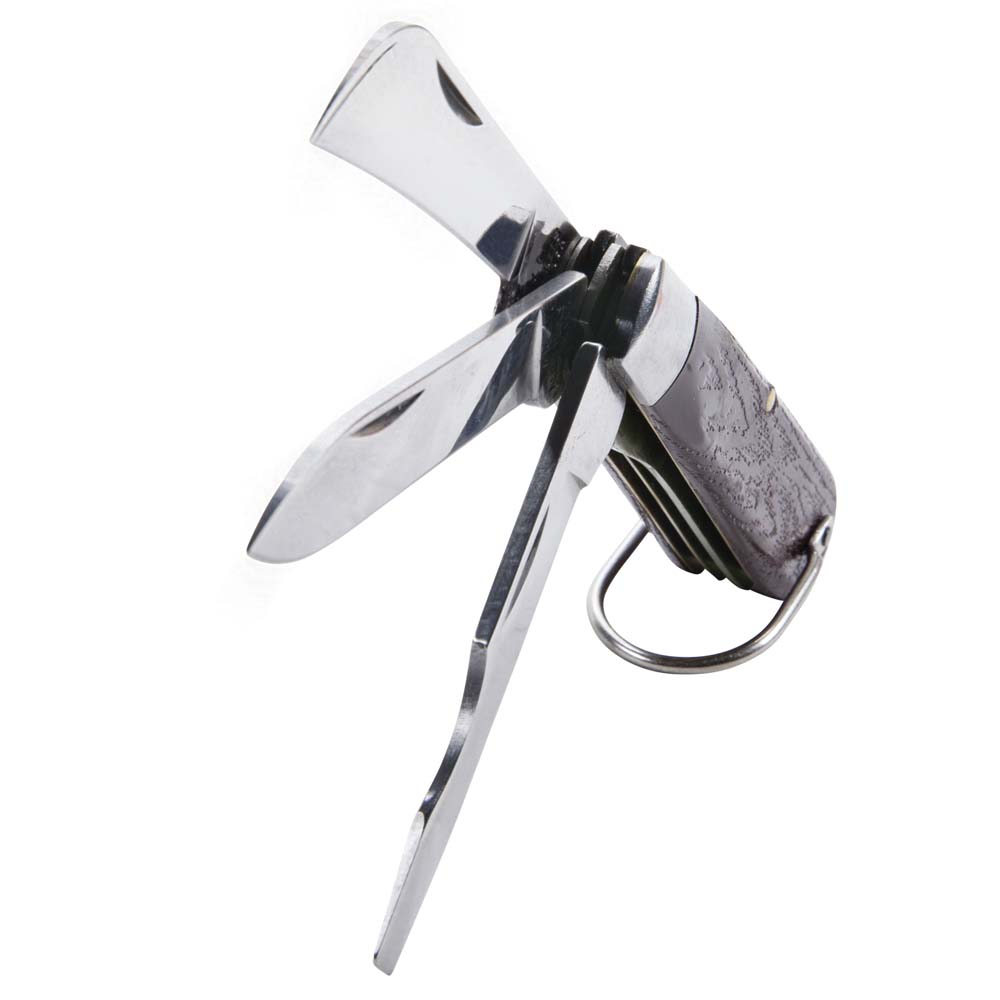 3 Blade Pocket Knife with Screwdriver