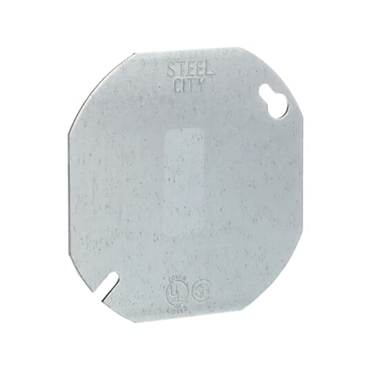 4 INCH OCT BOX COVER,STL,FLAT&BLANK