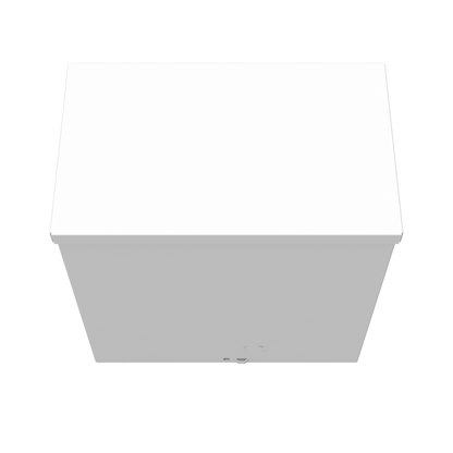 10x6x10 Screw Cover Type 3R UL Labeled Steel Knockouts ANSI 61 Gray Quad D Knockout For Lock Emboss Mounting Hole In Back