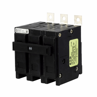 60 Amp, 3 Pole, Circuit Breaker Bolt-On