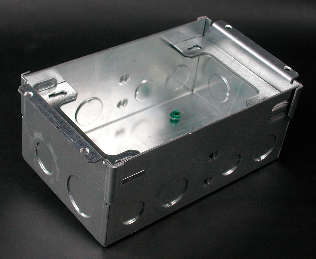 880W Series™ Two Gang Steel Floor Box for Wood Floors