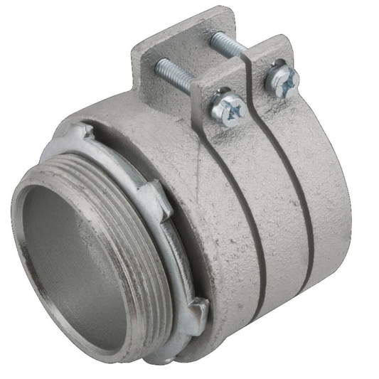 3 in. Flex Straight Squeeze Connector, Uninsulated