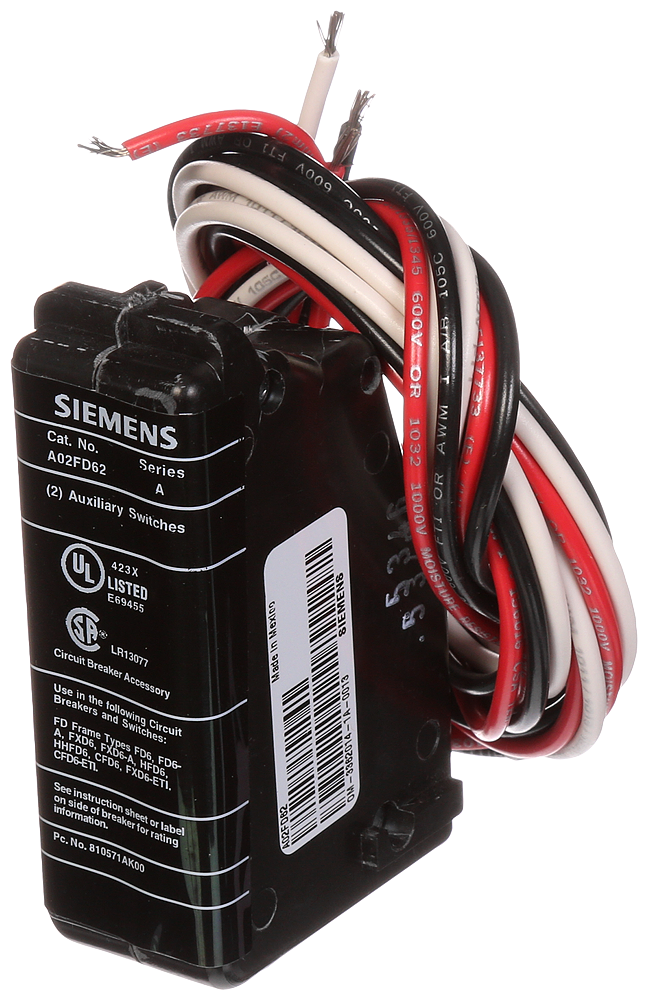 BREAKER FD 240VAC 2AUX SWITCH ACC