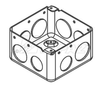 4" Square Drawn Deep Boxes 3/4" & 1" KO