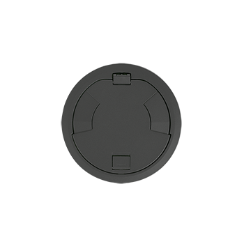 8AT Prewired Evolution™ Poke Thru Device, Surface Style Cover, Gray