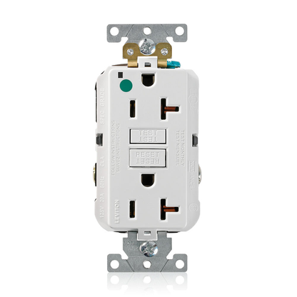 20 Amp, SmartlockPro® GFCI Receptacle/Outlet, Hospital Grade