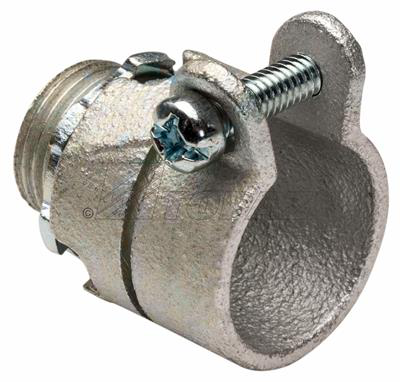 3-1/2" Straight Squeeze Type BX-Flex Connector