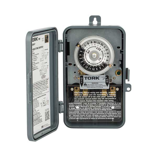 24 Hour Time Switch 40A 208-277V DPST Pla