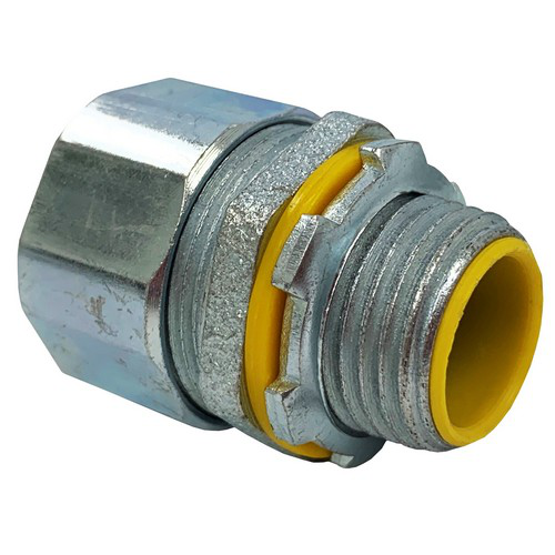 2" Malleable Liquid Tight Connectors - Straight - Insulated Throat