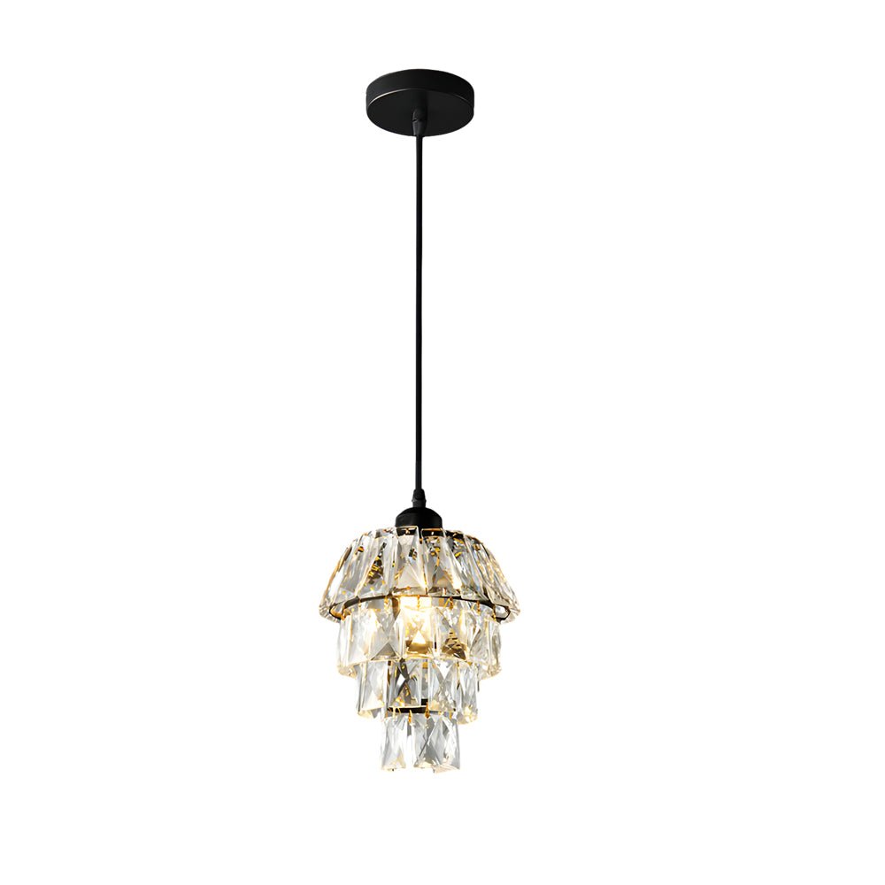 [Open-Box]Mini Crystal Pendant Light Modern Metal Ceiling Light