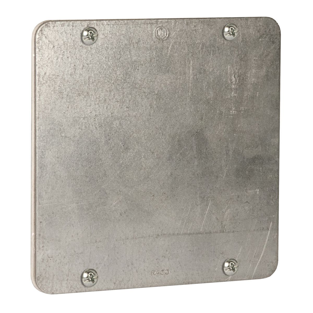 4-11/16 in. Gasketed Flat Blank Cover for Plenum Boxes