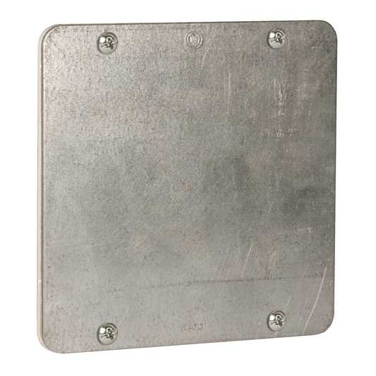 4-11/16 in. Gasketed Flat Blank Cover for Plenum Boxes