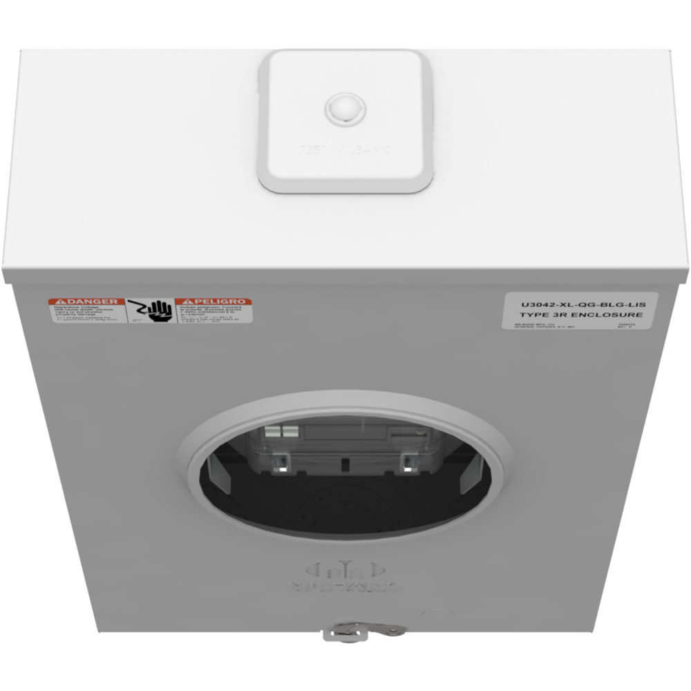 5 Term Ringless Small Closing Plate Quadplex Grnd Lever Bypass 7-8" Lock Ground w/Bracket