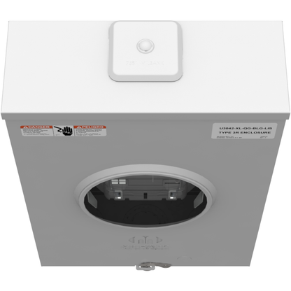 5 Term Ringless Small Closing Plate Quadplex Grnd Lever Bypass 7-8" Lock Ground w/Bracket