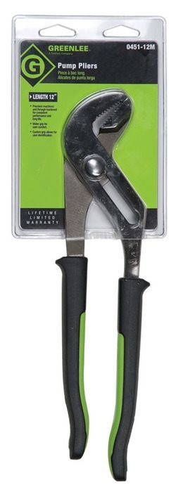 12" Molded Grip Pump Pliers