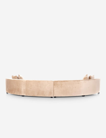 Saban 2-Piece Curved Sectional Sofa