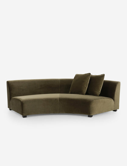 Saban 2-Piece Curved Sectional Sofa