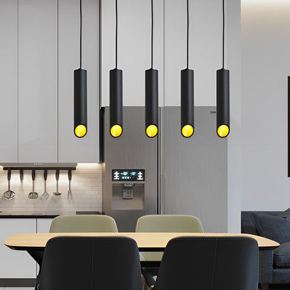 [Open-Box] Long Cylindrical Oblique LED Minimalist Nordic Chandelier Pendant Lights