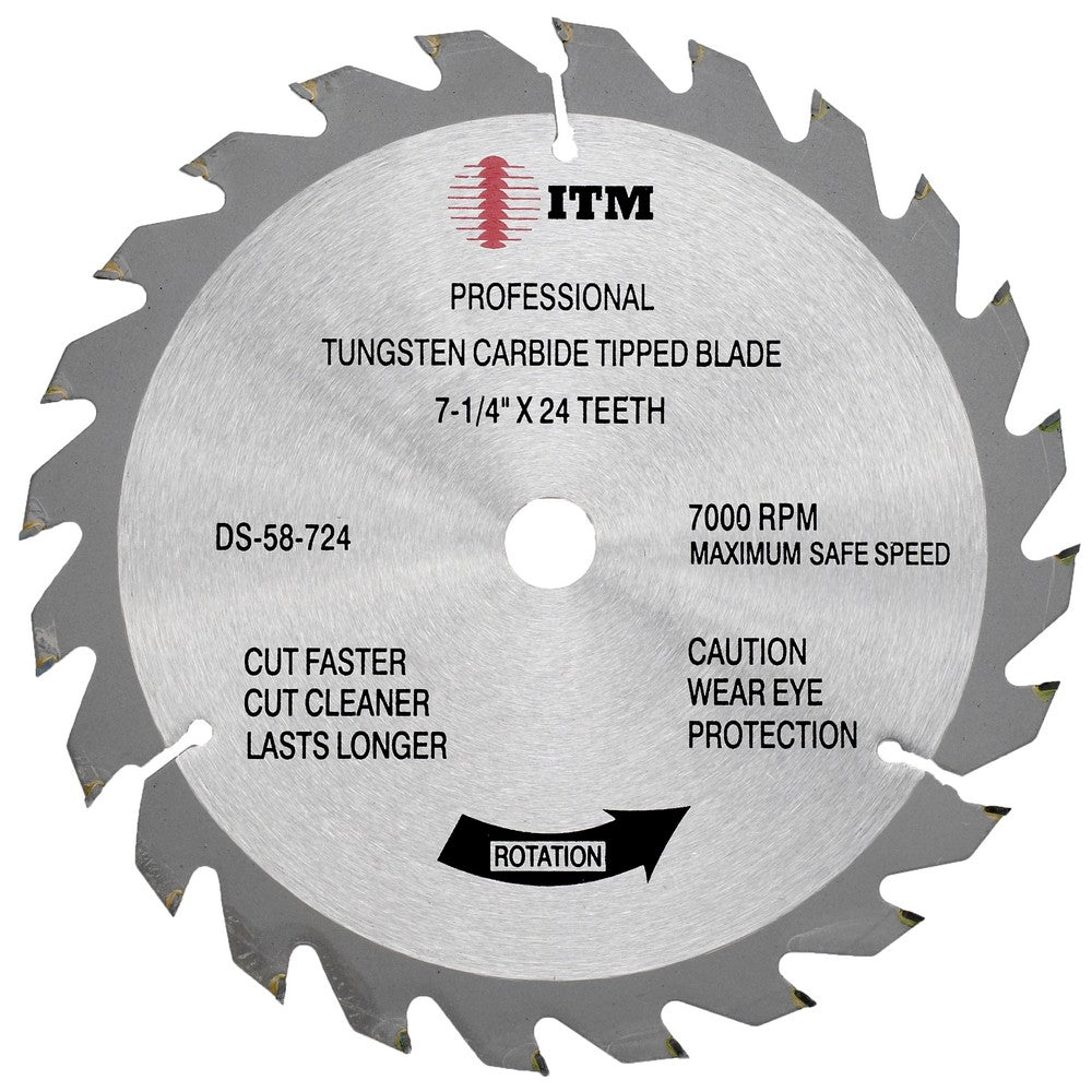 7-1/4" X 24T Circular Saw Blade