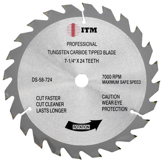 7-1/4" X 24T Circular Saw Blade