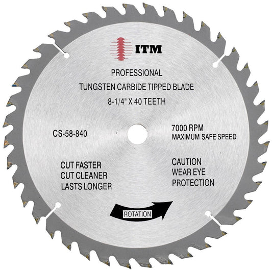 8-1/4" X 40T Finish & Trim