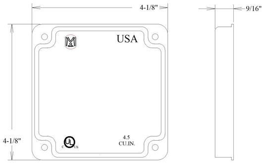 11400, Electrical Square Box Cover